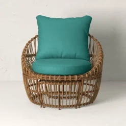 Topanga Club Chair With Ottoman - Blue/Brown - Opalhouse™ Designed With Jungalow™ 11 Topanga Club Chair With Ottoman - Blue/Brown - Opalhouse™ Designed With Jungalow™ -Homcom Store GUEST 57174ce6 b0ee 4e8d 9b5e 59abdb5c543f