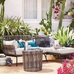 Latigo Patio Sectional Gray/Brown/Linen - Opalhouse™ 11 Latigo Patio Sectional Gray/Brown/Linen - Opalhouse™ -Homcom Store GUEST 58c62a04 f1e9 49d0 af85 6fa1cf870e49