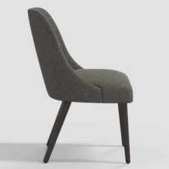 Geller Modern Dining Chair In Textured Linen Zuma - Threshold™ -Homcom Store GUEST 58ef16f4 9ef2 4c77 8ddd 4ad461c1f90f