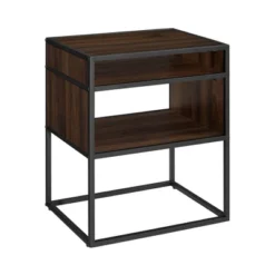 Modern Wood And Metal Side Table With Open Storage - Saracina Home 12 Modern Wood And Metal Side Table With Open Storage - Saracina Home -Homcom Store GUEST 59b6bfa8 aa62 4459 a7e5 2a7a7d215dbf