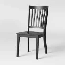 2pk Holden Slat Back Dining Chair Black - Threshold™ 7 2pk Holden Slat Back Dining Chair Black - Threshold™ -Homcom Store GUEST 5c33c1cf e8f4 40f2 8880 34c871685475
