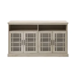 Transitional 4 Door Windowpane TV Stand For TVs Up To 65" - Saracina Home 23 Transitional 4 Door Windowpane TV Stand For TVs Up To 65" - Saracina Home -Homcom Store GUEST 5d64fa4a 7170 414b abad cc72d8ce7fd1