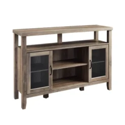 Rustic Transitional Double Door Highboy Buffet - Saracina Home 14 Rustic Transitional Double Door Highboy Buffet - Saracina Home -Homcom Store GUEST 5d895749 a009 4c12 a4de 272f335b6ae3