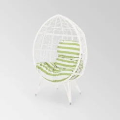 Gianni Wicker Teardrop Chair - Christopher Knight Home 13 Gianni Wicker Teardrop Chair - Christopher Knight Home -Homcom Store GUEST 5e52169a 2d55 4c89 8a53 5817db4c72cf