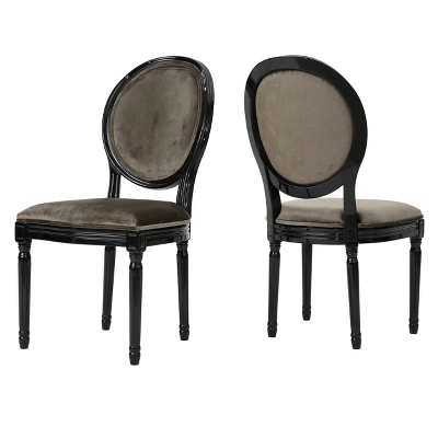Set Of 2 Camille New Velvet Dining Chair - Christopher Knight Home 4 Set Of 2 Camille New Velvet Dining Chair - Christopher Knight Home - Image 4