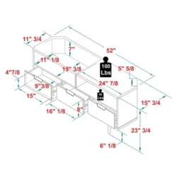 Cara Mid-Century Modern 3 Drawer Corner TV Stand For TVs Up To 58" - Saracina Home 28 Cara Mid-Century Modern 3 Drawer Corner TV Stand For TVs Up To 58" - Saracina Home -Homcom Store GUEST 63003f1f 44d7 4165 9d1a 122bd84a0d5d