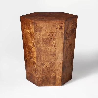 Ogden Burled Wood Accent Table - Threshold™ Designed With Studio McGee 2 Ogden Burled Wood Accent Table - Threshold™ Designed With Studio McGee - Image 2