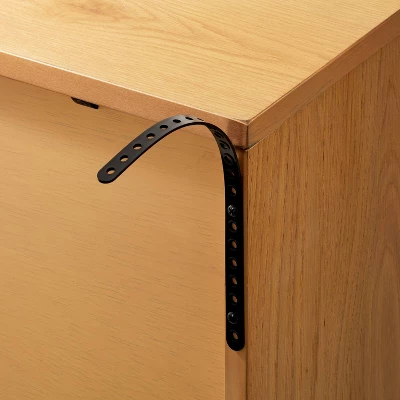 Wood & Cane Transitional Media Console - Hearth & Hand™ With Magnolia 5 Wood & Cane Transitional Media Console - Hearth & Hand™ With Magnolia - Image 5