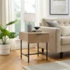 Modern Reeded 1 Drawer Side Table - Saracina Home