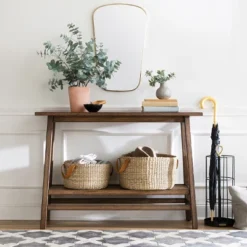 Haverhill Wood Console Table Weathered Brown - Threshold™ 6 Haverhill Wood Console Table Weathered Brown - Threshold™ -Homcom Store GUEST 68bfc5b6 4dc4 4d11 85a5 2a979d37b911