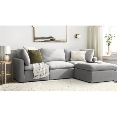 4pc Allandale Modular Sectional Sofa Set Gray - Threshold™ 1 4pc Allandale Modular Sectional Sofa Set Gray - Threshold™