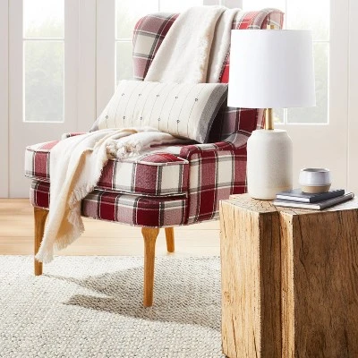 Indoor/Outdoor Faux Concrete Stump Accent Table Brown - Threshold™ Designed With Studio McGee 1 Indoor/Outdoor Faux Concrete Stump Accent Table Brown - Threshold™ Designed With Studio McGee