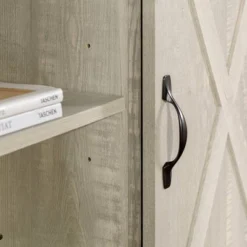 Modern Transitional Sliding Barndoor TV Stand For TVs Up To 65"- Saracina Home -Homcom Store GUEST 6e1d86f6 1e6a 403b b9e9 96044ec1c8a4