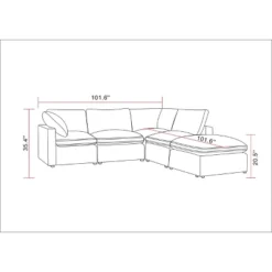 5pc Allandale Modular Sectional Sofa Set - Project 62™ 13 5pc Allandale Modular Sectional Sofa Set - Project 62™ -Homcom Store GUEST 6fe5734f a99e 4188 b902 bcc9240740b5