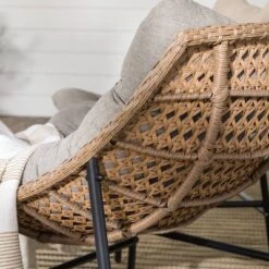 2pk Papasan Scoop Outdoor Patio Chair - Natural - Saracina Home 15 2pk Papasan Scoop Outdoor Patio Chair - Natural - Saracina Home -Homcom Store GUEST 70d1705e df4f 4707 946d 51566b875594