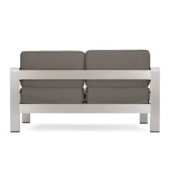 Cape Coral 5pc Aluminum And MGO Seating Set With Fire Table Khaki/Light Gray - Christopher Knight Home 24 Cape Coral 5pc Aluminum And MGO Seating Set With Fire Table Khaki/Light Gray - Christopher Knight Home -Homcom Store GUEST 72369f1a e599 4d30 93cb 877b6f8ed328