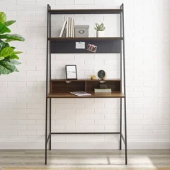 36" Writing Desk With Open Storage Ladder Bookshelf - Saracina Home -Homcom Store GUEST 746187fb a638 4f3a ae20 f3b4f74d4176