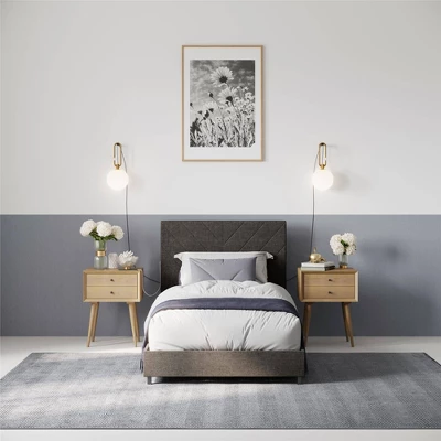 Yanis Upholstered Bed With USB - Room & Joy 2 Yanis Upholstered Bed With USB - Room & Joy - Image 2