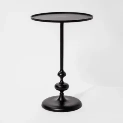 Londonberry Turned Metal Accent Table Black - Threshold 18 Londonberry Turned Metal Accent Table Black - Threshold -Homcom Store GUEST 78009dd0 dddf 4ac6 a4fc d2665f9d9972