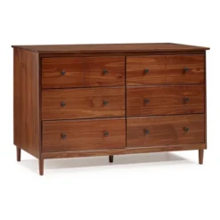 Stiva Classic Mid-Century Modern Horizontal 6 Drawer Dresser - Saracina Home 37 Stiva Classic Mid-Century Modern Horizontal 6 Drawer Dresser - Saracina Home -Homcom Store GUEST 78791d89 6431 4350 b98b c4637b18a0d0