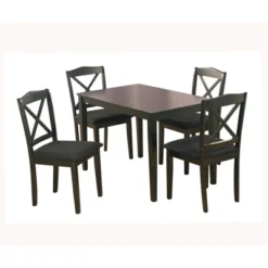 5pc Mason Rectangular Crossback Dining Set - Buylateral 9 5pc Mason Rectangular Crossback Dining Set - Buylateral -Homcom Store GUEST 7aaf9237 c1f0 4b64 a049 56c6a7220128