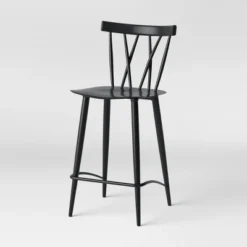 Set Of 2 Becket Metal X Back Counter Height Barstool Black - Threshold™ 7 Set Of 2 Becket Metal X Back Counter Height Barstool Black - Threshold™ -Homcom Store GUEST 7ab60607 4e5e 4b03 a2af 7cf9061779fb
