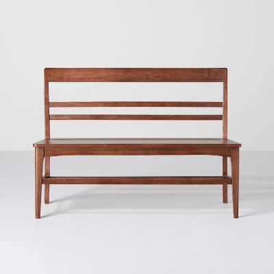Wood Ladder Back Bench - Hearth & Hand™ With Magnolia 2 Wood Ladder Back Bench - Hearth & Hand™ With Magnolia - Image 2