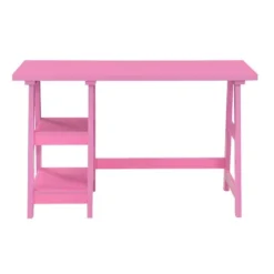 Designs2Go Trestle Desk With Shelves - Breighton Home -Homcom Store GUEST 7be88e6a 7e56 45bf 93b5 a481606e49c5
