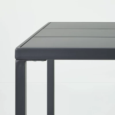 3pc Kids' Metal Outdoor Table Set - Dark Gray - Hearth & Hand™ With Magnolia 4 3pc Kids' Metal Outdoor Table Set - Dark Gray - Hearth & Hand™ With Magnolia - Image 4