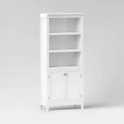 72" Carson 5 Shelf Bookcase With Doors - Threshold 17 72" Carson 5 Shelf Bookcase With Doors - Threshold -Homcom Store GUEST 7d13a320 a881 4623 87ab 176b8890729a