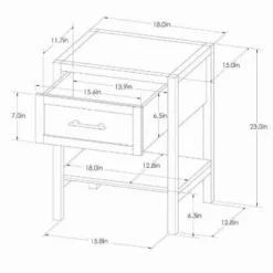 Warwick End Table With Drawer - Threshold™ -Homcom Store GUEST 805b71d7 700e 4f68 9d70 a2d9d31e0609