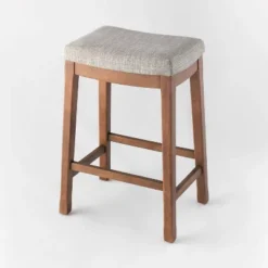 Candor Wood And Upholstered Saddle Counter Height Barstool - Threshold™ 10 Candor Wood And Upholstered Saddle Counter Height Barstool - Threshold™ -Homcom Store GUEST 80c1f2de 5ac5 48a3 9160 9e552e51230e
