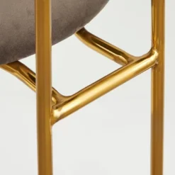 24" Set Of 2 Retro Velvet Counter Height Barstools - Buylateral -Homcom Store GUEST 8203552c 0325 4808 88c1 45e2cd87ecf5