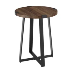 Wrightson Urban Industrial Faux Wrap Leg Round Side Table - Saracina Home 16 Wrightson Urban Industrial Faux Wrap Leg Round Side Table - Saracina Home -Homcom Store GUEST 85175990 d6ce 4a98 b921 b0ae1f64a193