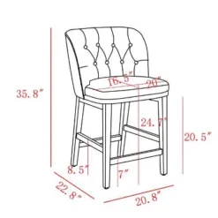 Winfall Tufted Barrel Counter Height Barstool Linen - Threshold™ 11 Winfall Tufted Barrel Counter Height Barstool Linen - Threshold™ -Homcom Store GUEST 862591f2 c5d6 4cbd b107 373f25260e5a