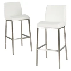 30" Vasos Bonded Leather Barstool Set 2ct - Christopher Knight Home 9 30" Vasos Bonded Leather Barstool Set 2ct - Christopher Knight Home -Homcom Store GUEST 8e33dab8 471c 4dbc 87e7 e90d14d45927