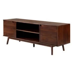 Solid Wood Mid-Century Modern TV Stand For TVs Up To 80" - Saracina Home 35 Solid Wood Mid-Century Modern TV Stand For TVs Up To 80" - Saracina Home -Homcom Store GUEST 8e79d6b8 8dd2 4a61 a818 5cca332ec6d2