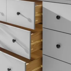 Stiva Classic Mid-Century Modern Horizontal 6 Drawer Dresser - Saracina Home 32 Stiva Classic Mid-Century Modern Horizontal 6 Drawer Dresser - Saracina Home -Homcom Store GUEST 91898bd5 b026 4577 881c aaf75dec2792