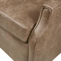 Glaser Faux Leather Swivel Chair Brown - Madison Park 13 Glaser Faux Leather Swivel Chair Brown - Madison Park -Homcom Store GUEST 92c1f2c5 cf89 4793 80ef f7b93b389957