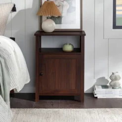 Georgia Single Door Storage Nightstand - Saracina Home -Homcom Store GUEST 94a76c8d b073 419f 9ead fe23e05656da