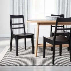 2pk Wood Ladder Back Dining Chair Set - Hearth & Hand™ With Magnolia