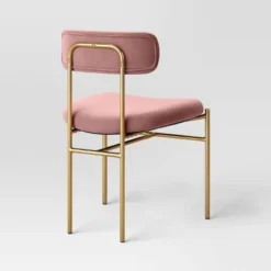 Orion Luxe Dining Chair With Brass Legs Blush Velvet - Threshold™ 6 Orion Luxe Dining Chair With Brass Legs Blush Velvet - Threshold™ -Homcom Store GUEST 95e896b0 31de 452f 9f0c 7e8bf7ba7238