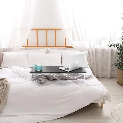 Titan Monitor Stand – 31.25” Height Adjustable Monitor Riser And Desk Shelf– Black – Stand Steady 2 Titan Monitor Stand – 31.25” Height Adjustable Monitor Riser And Desk Shelf– Black – Stand Steady - Image 2