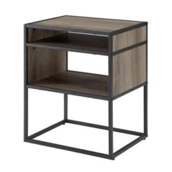 Modern Wood And Metal Side Table With Open Storage - Saracina Home 13 Modern Wood And Metal Side Table With Open Storage - Saracina Home -Homcom Store GUEST 965c7ea1 69f8 4053 a677 91e205fd7ba4