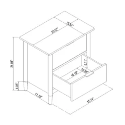 2-Drawer Wood Nightstand - Hearth & Hand™ With Magnolia 14 2-Drawer Wood Nightstand - Hearth & Hand™ With Magnolia -Homcom Store GUEST 971ccb20 a9d4 45f7 ad1f 49bb4a97cfa2