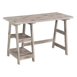 Designs2Go Trestle Desk With Shelves - Breighton Home -Homcom Store GUEST 977bcb00 67e6 47e7 b6a3 d0e62bd351d6