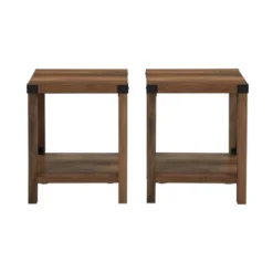 Set Of 2 Sophie Rustic Farmhouse X Frame Side Tables - Saracina Home 20 Set Of 2 Sophie Rustic Farmhouse X Frame Side Tables - Saracina Home -Homcom Store GUEST 97d1aae4 b5cf 4310 ae80 df5ce5fb7d85