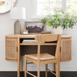 Logan Wood Dining Chair With Woven Seat - Threshold™ Designed With Studio McGee 17 Logan Wood Dining Chair With Woven Seat - Threshold™ Designed With Studio McGee -Homcom Store GUEST 9976a675 ca2f 41a0 a6ef 4a5d3b594485