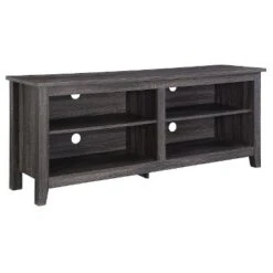 Transitional 4 Cubby Wood Open Storage TV Stand For TVs Up To 65"- Saracina Home 27 Transitional 4 Cubby Wood Open Storage TV Stand For TVs Up To 65"- Saracina Home -Homcom Store GUEST 9b7ac2df b47e 4854 8161 aae16d90f836