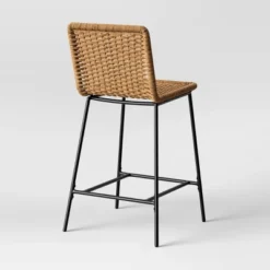 Wasson Woven Metal Leg Counter Height Barstool Tan - Threshold™ 6 Wasson Woven Metal Leg Counter Height Barstool Tan - Threshold™ -Homcom Store GUEST 9c2c977c 3581 4935 8100 e53c15df4513